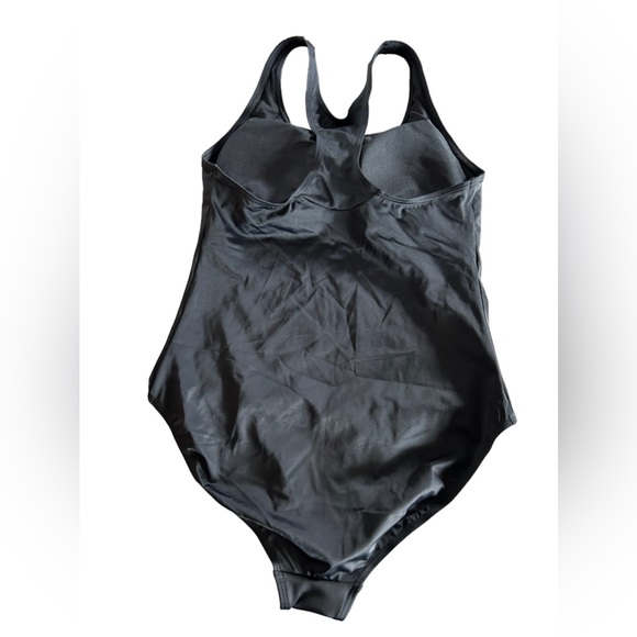 UNOW Athletic black women’s racerback one piece swim training swimsuit size M/L - Picture 5 of 7